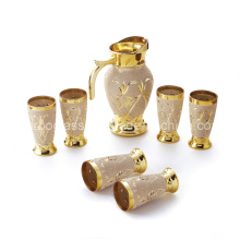 Набор для похудения 7PCS Golden Golden Plating Glassware Set